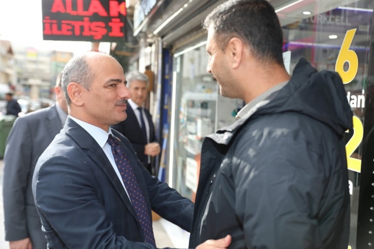 Başkan Söğüt, Ağadere Caddesi Esnafıyla Buluştu