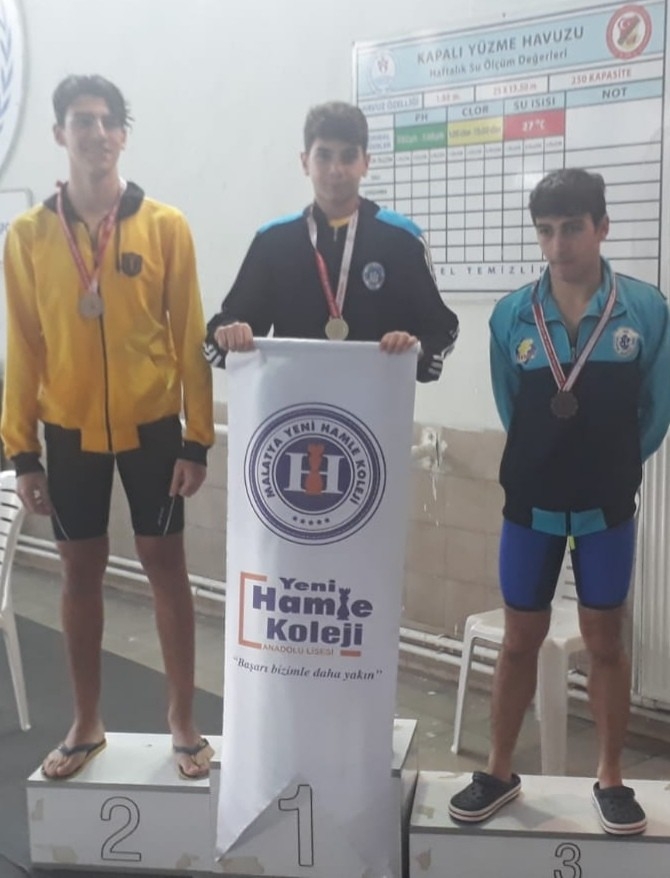 Yeni Hamle Koleji Öğrencisinden Yüzme Başarısı