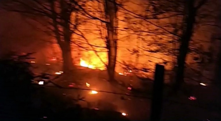 5 Dönümlük Arazide Çıkan Yangın Söndürüldü