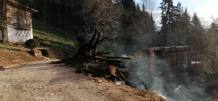 Çıkan Yangında 100 Yıllık Hatıralar Da Yandı