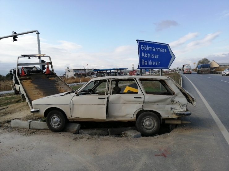 Manisa’da Tır İle Otomobil Çarpıştı: 1 Ölü, 1 Yaralı