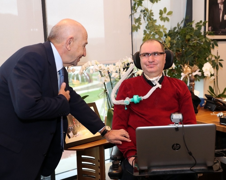 Als Mnh Derneği Başkanı İsmail Gökçek’ten Nihat Özdemir’e Ziyaret