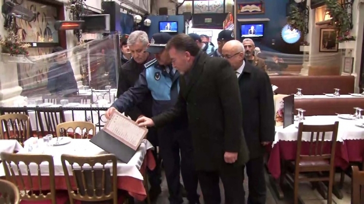 Beyoğlu’ndaki Mekanlara Yılbaşı Denetimi