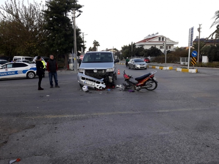 Fethiye’de Trafik Kazası; 1 Yaralı