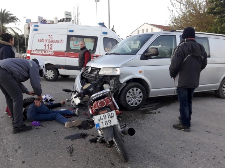 Fethiye’de Trafik Kazası; 1 Yaralı