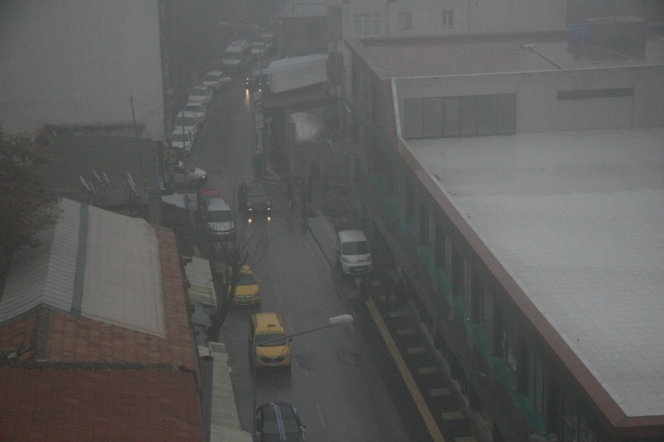 Kilis’te Yoğun Sis Etkili Oldu