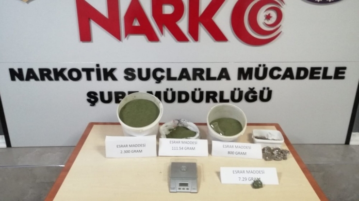 Kömürlükteki Kovalarda 3 Kilo 100 Gram Toz Esrar Ele Geçirildi