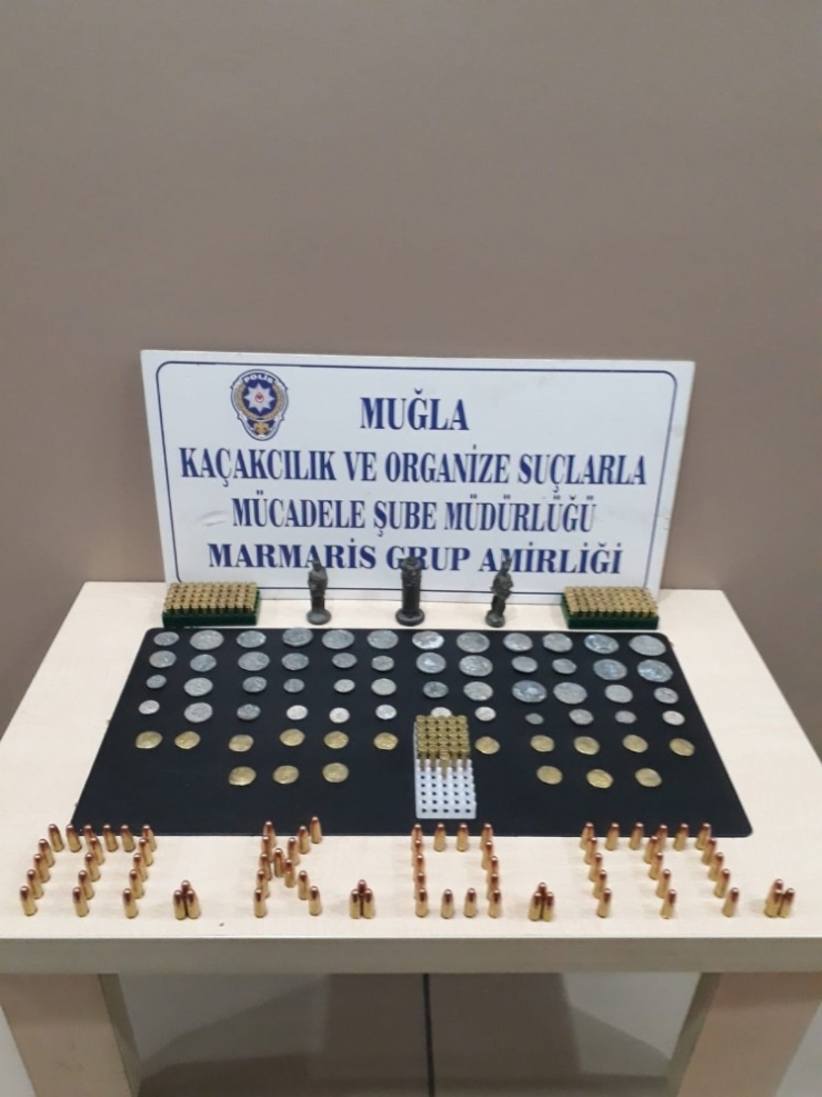 Marmaris’te Tarihi Eser Kaçakçılığı Operasyonu