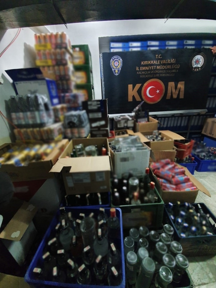 Kırıkkale’de Tekel Bayisine Operasyon