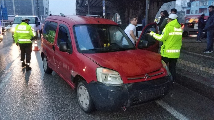 Samsun’da Trafik Kazası: 1 Yaralı