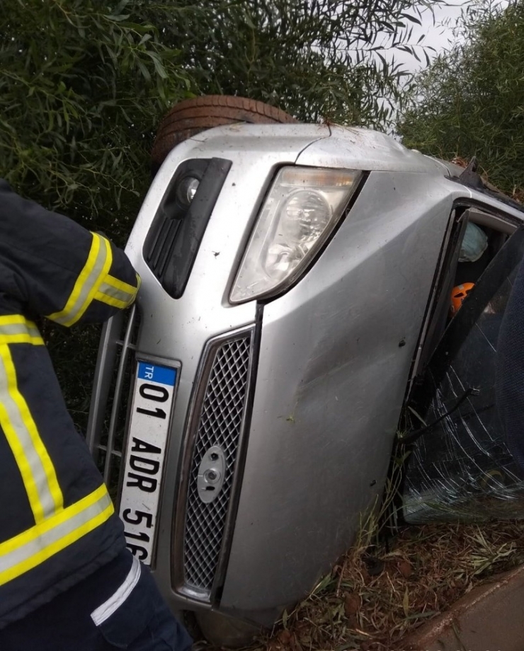 Otomobilde Sıkışan Şahsı Afad Kurtardı