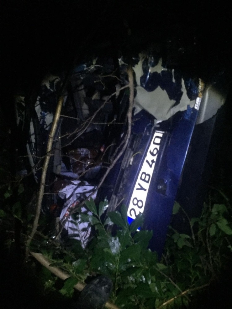 Giresun’da Trafik Kazası: 3 Yaralı