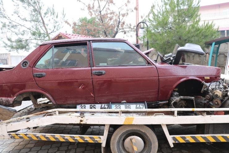 Çaldığı Otomobilin Motorunu Kendi Aracına Taktı