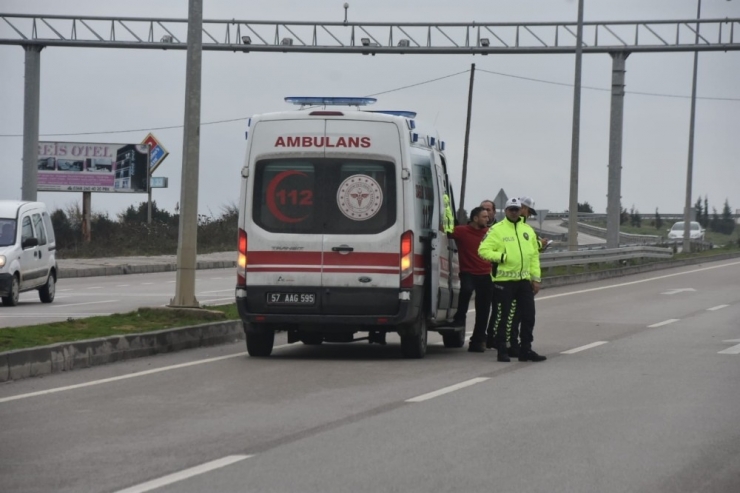 Sinop’ta Trafik Kazası: 1 Yaralı