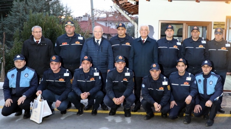 Başkan Gürün Görevli Personelin Yeni Yılını Kutladı