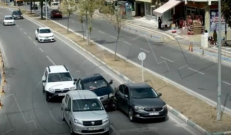 Kütahya’da Saniye Saniye Kaza Anları