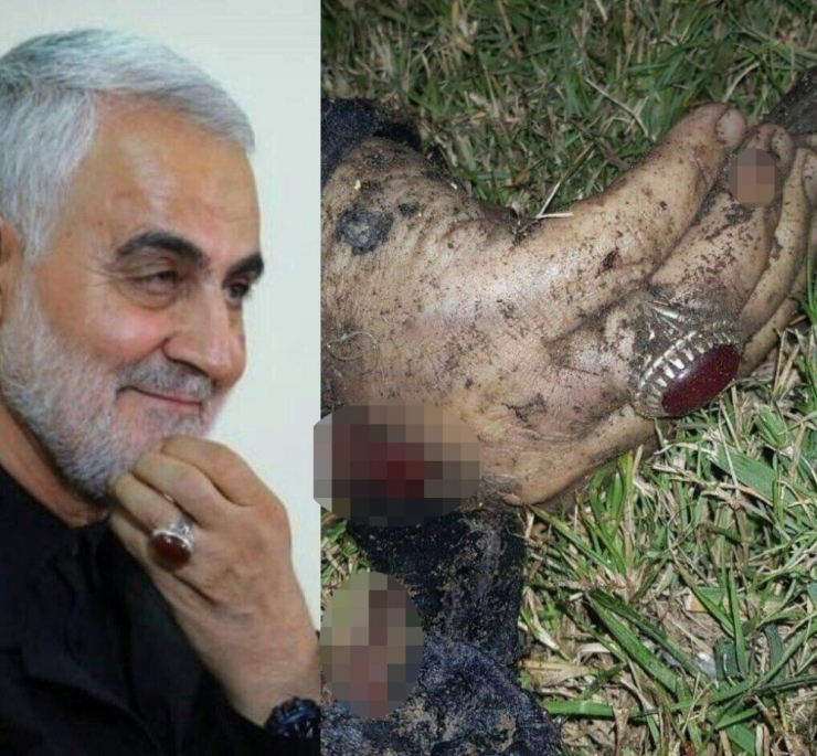 Kasım Süleymani’nin Cesedi Yüzüğünden Teşhis Edildi