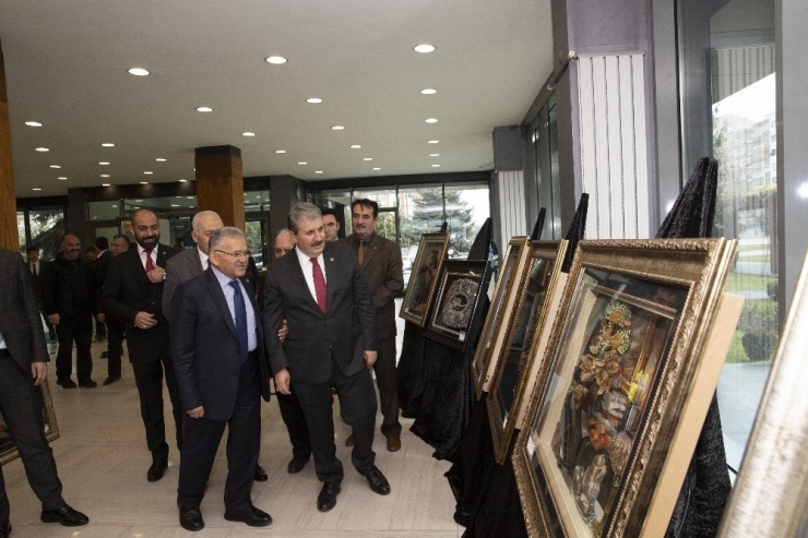 Bbp Genel Başkanı Mustafa Destici, Başkan Memduh Büyükkılıç’ı Ziyaret Etti