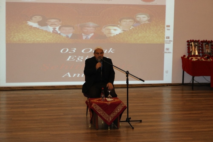 Üzerinden 12 Yıl Geçen Terör Saldırısının Eğitim Şehitleri Anıldı