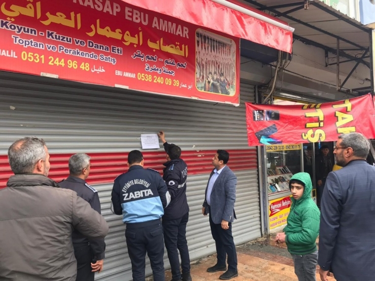 Eyyübiye’de Kaçak Ve İzinsiz Deve Kesimi Yapan İş Yeri Mühürlendi