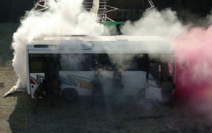 Özel Harekat Polislerinden Nefes Kesen Tatbikat