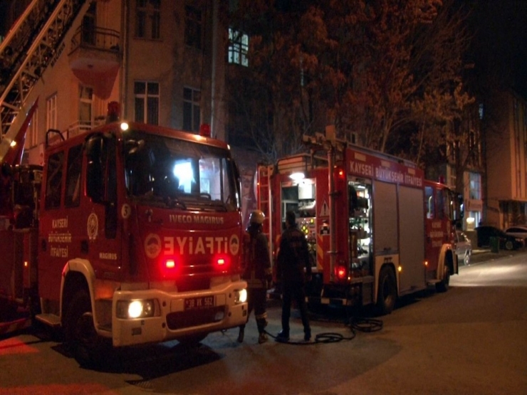 Kayseri’de Baca Yangını