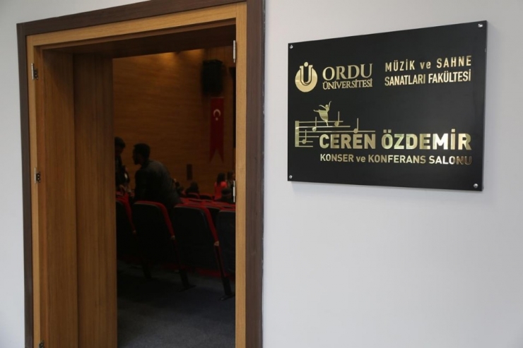 Ceren Özdemir’in Adı Ordu Üniversitesinde Yaşatılıyor