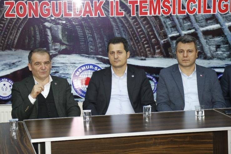 Ulaştırma Memur-sen Genel Başkanı Kenan Çalışkan Zonguldak’ta