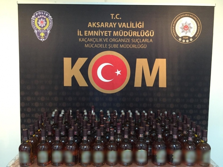 Aksaray’da Sahte İçki Operasyonu: 1 Tutuklama