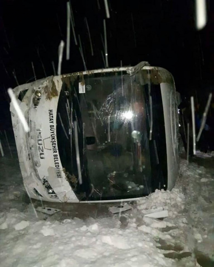 Hataysporlu Futbolcular Sivas’ta Kaza Yaptı