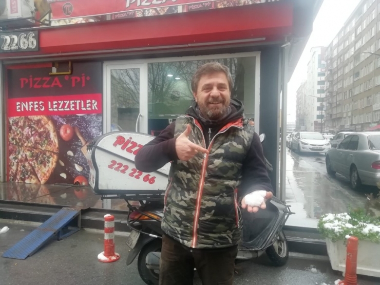 Kayseri’ye 2020’nin İlk Karı Yağdı