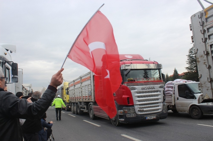 Uşak’ta Kamyoncu Esnafından ‘Dijital Takograf’ Eylemi