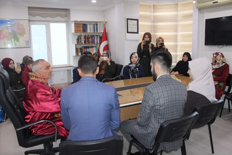 Çaycuma Müftülüğünde İlk Resmi Nikah Kıydı