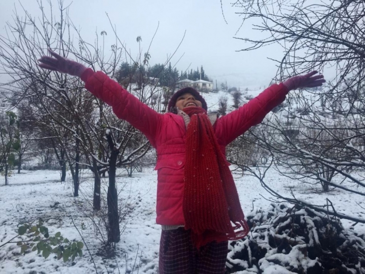 Kar Yağışına En Çok Çocuklar Sevindi