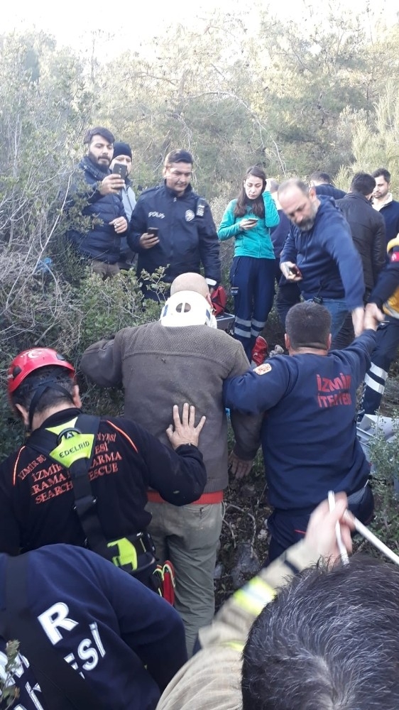 Kuyuya Düşen Adama Film Gibi Kurtarma Operasyonu