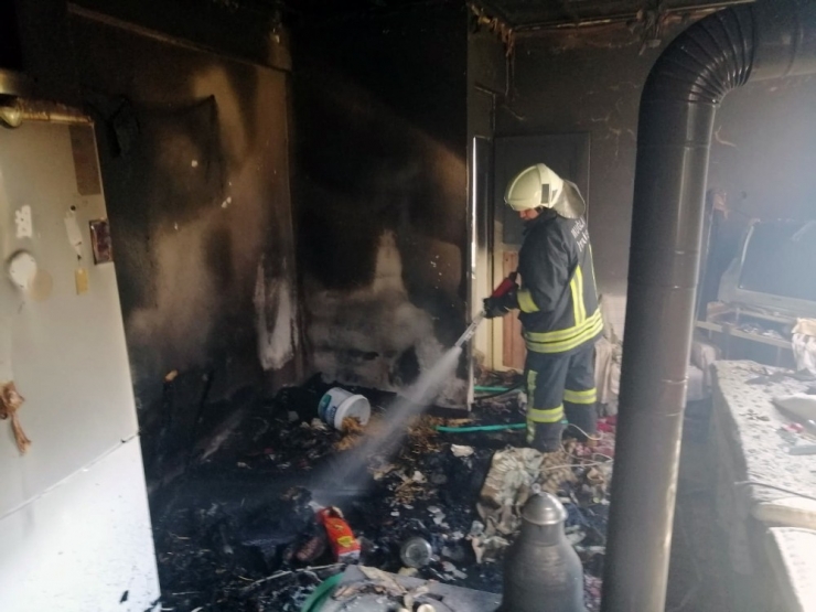 Seydikemer’de Ev Yangını