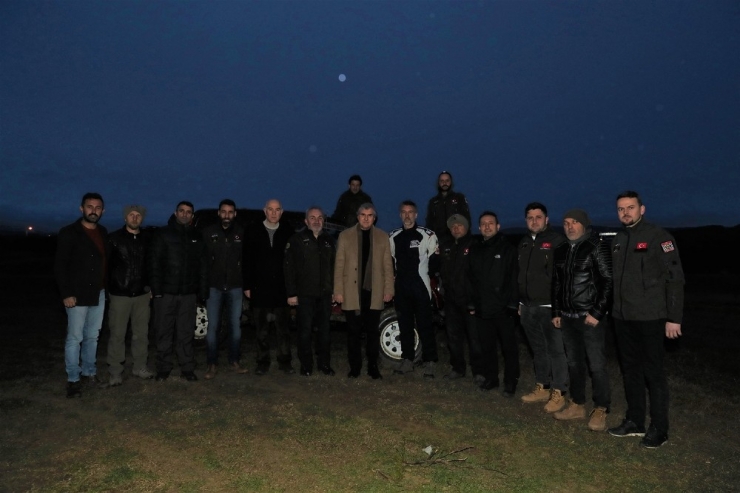 Başkan Yüce, Otomobil Sporlarının Antremanına Katıldı