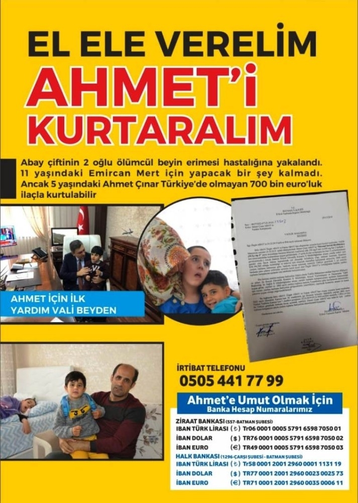 Lise Öğrencilerinden ’Ahmet’i Kurtaralım’ Kampanyası