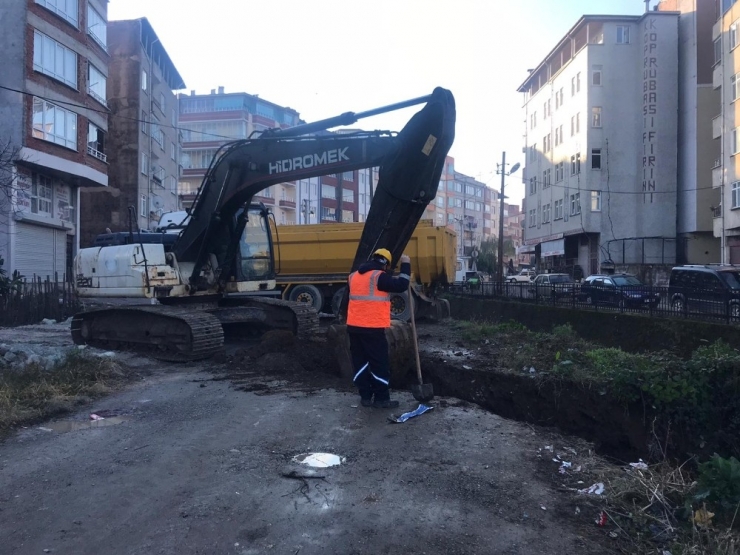 Bulancak Belediyesi Altyapı Çalışmalarını Sürdürüyor