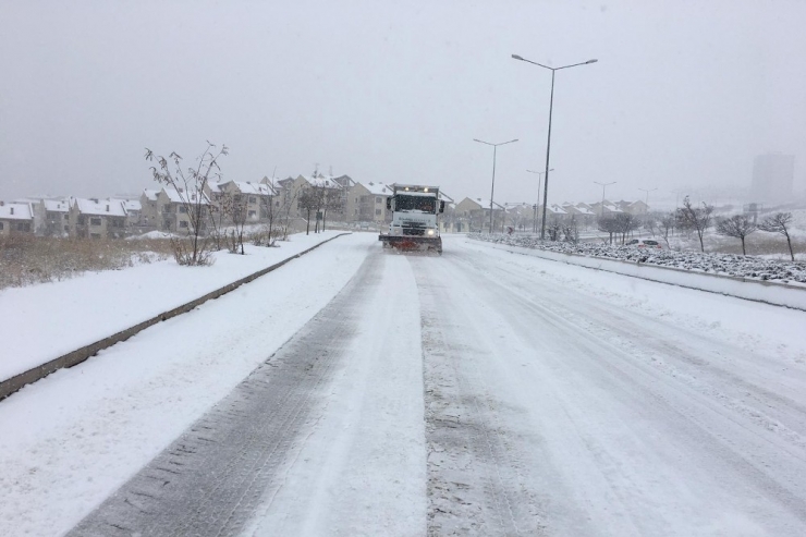 Çankaya’da Karla Mücadele Başladı