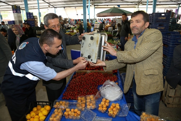 Pamukkale Belediyesi’nden Esnafa Ölçü Ve Tartı Aletleri Uyarısı