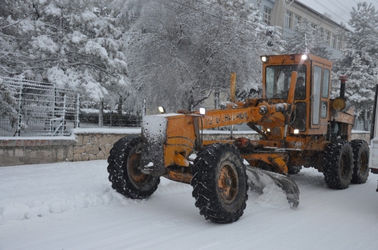 Çifteler Belediyesinden Örnek Kar Çalışması