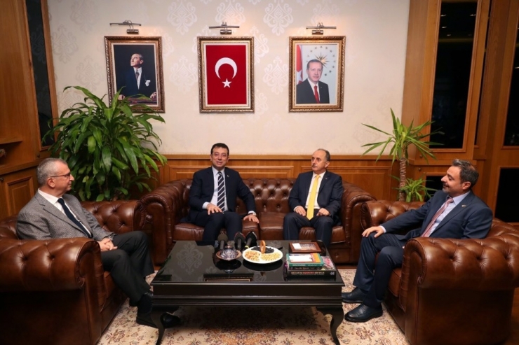 Ekrem İmamoğlu, Bağcılar Belediyesini Ziyaret Etti