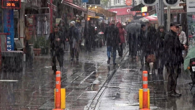 Kırıkkale, Çankırı Ve Çorum’da Kar Yağışı Başladı