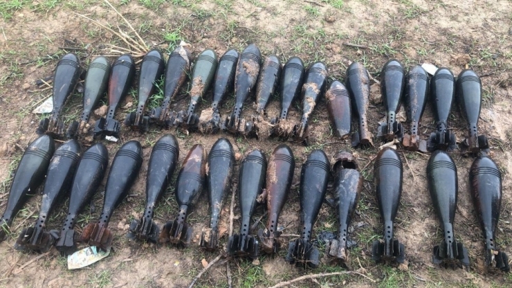Msb: "Rasulayn Bölgesinde 33 Adet 120 Mm’lik Havan Mermisi Tespit Edildi"
