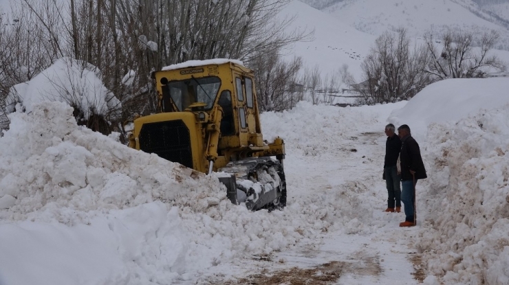 Tunceli’de Karla Mücadelede 177 Köy Yolu Açıldı, 41’inde Çalışma Sürüyor