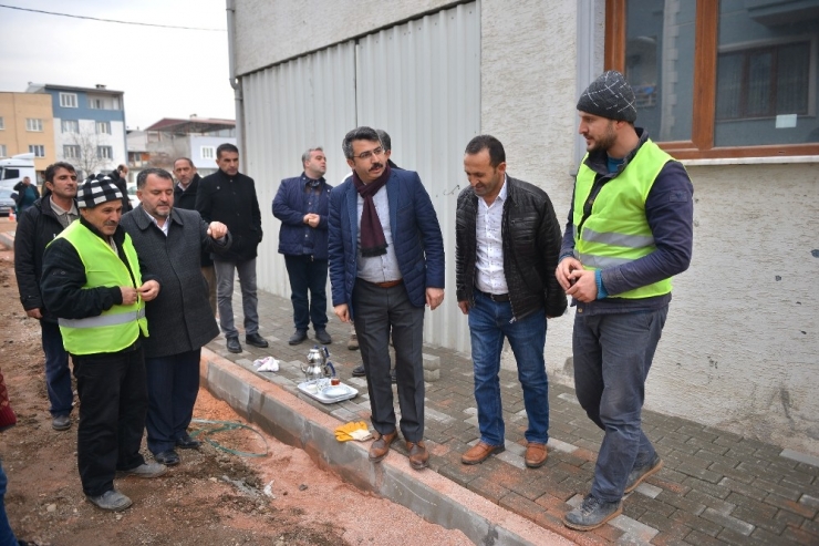 Başkan Yılmaz Sahada