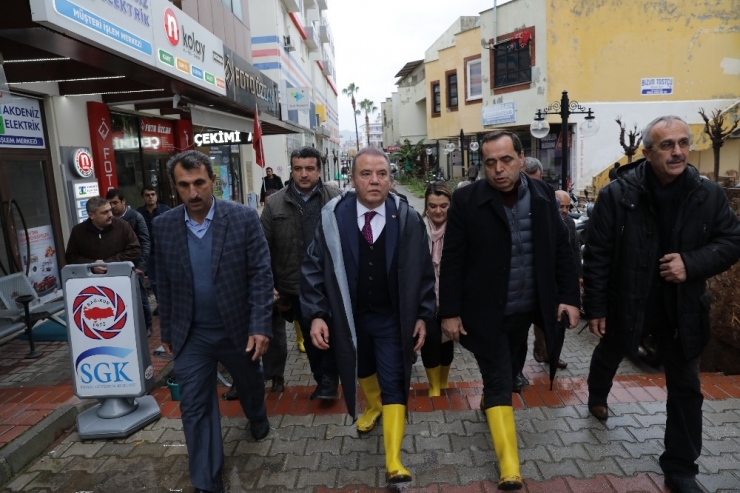 Başkan Böcek: "Yaralar Sarılacak"