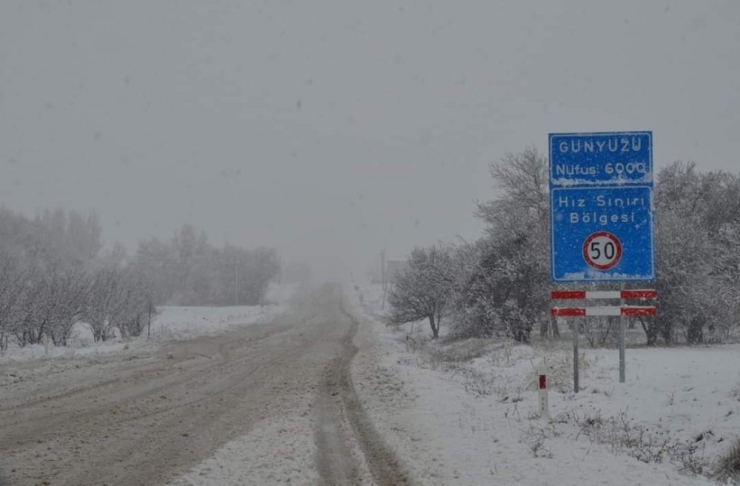 Günyüzü İlçesinde Okullar 1 Gün Tatil Edildi