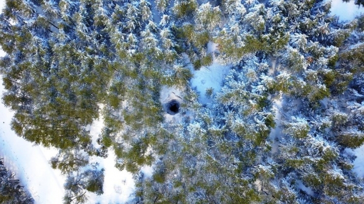 Spil Dağı Milli Parkı Karla Kaplandı